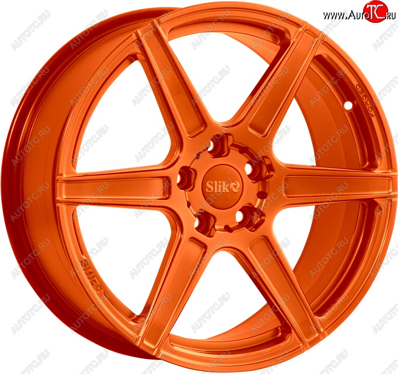 35 499 р. Кованый диск Slik PREMIUM L-832 8.0x18   (Ярко оранжевый (ORANGE))  с доставкой в г. Кемерово