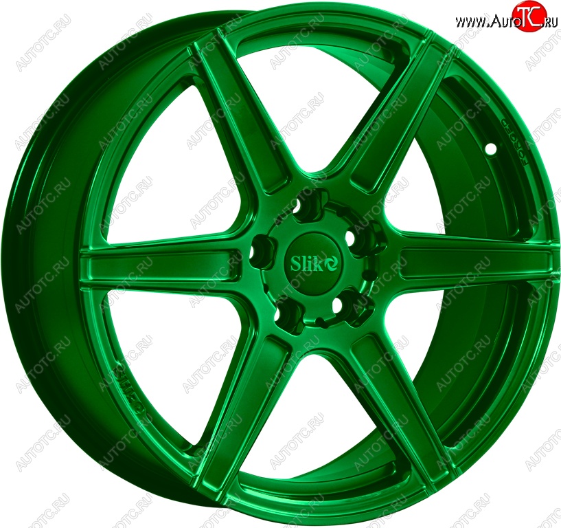 35 499 р. Кованый диск Slik PREMIUM L-832 8.5x18   (Зеленый (GREEEN))  с доставкой в г. Кемерово