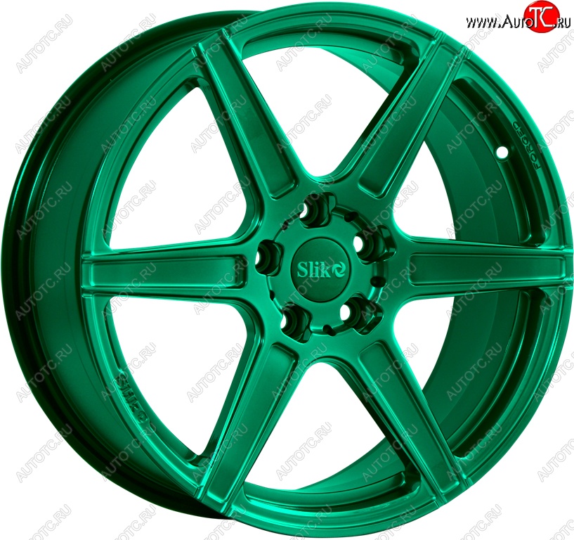 35 499 р. Кованый диск Slik PREMIUM L-832 8.5x18   (Candy изумрудно-зеленый (Candy Green))  с доставкой в г. Кемерово