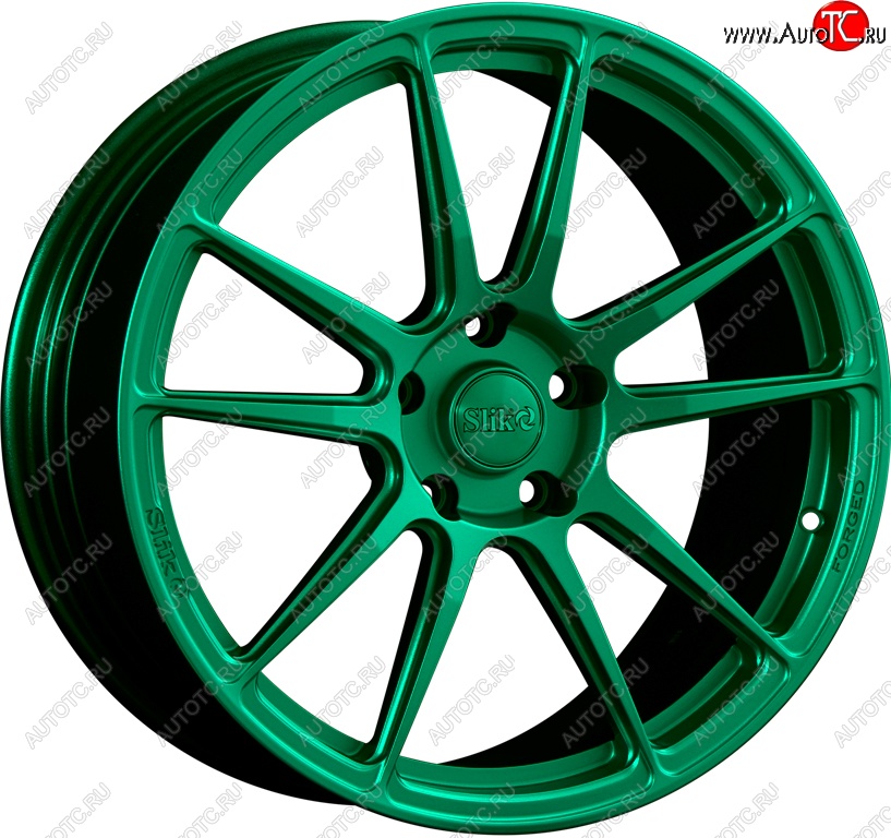 43 319 р. Кованый диск Slik PREMIUM L-904 8.5x19   (Candy изумрудно-зеленый (Candy Green))  с доставкой в г. Кемерово