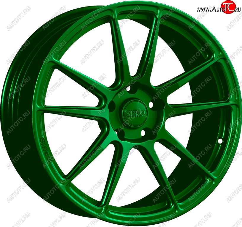 44 999 р. Кованый диск Slik PREMIUM L-904 9.0x19   (Зеленый (GREEEN))  с доставкой в г. Кемерово