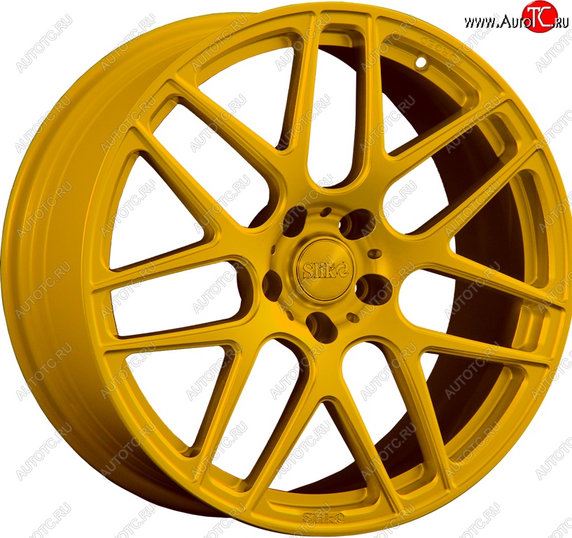 43 319 р. Кованый диск Slik PREMIUM L-906 8.5x19   (Ярко желтый RAL1021 (YELLOW))  с доставкой в г. Кемерово