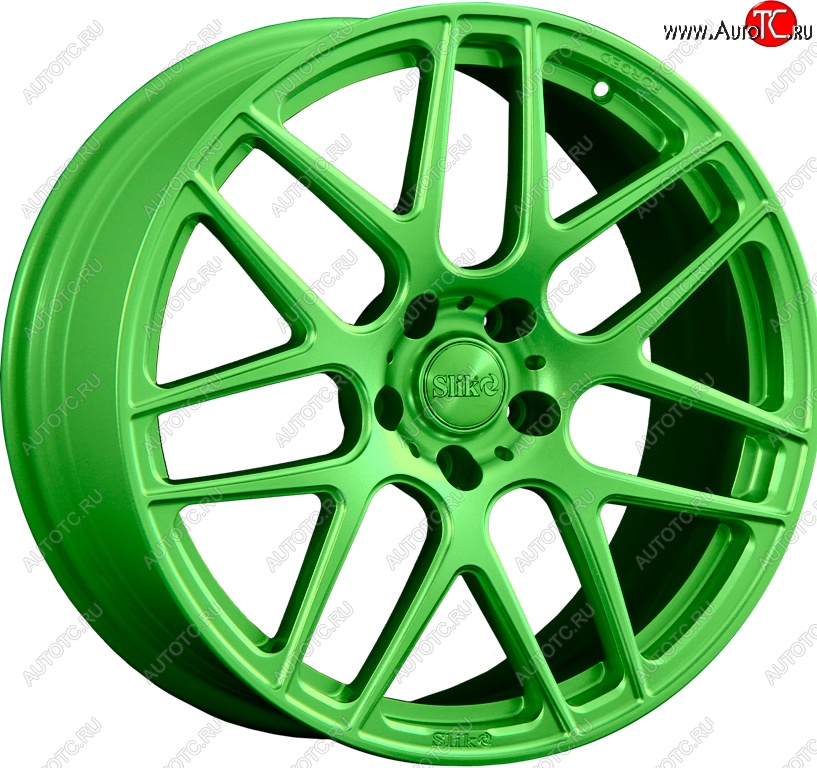 43 319 р. Кованый диск Slik PREMIUM L-906 8.5x19   (RAL 6038 ярко-зеленый (6038))  с доставкой в г. Кемерово