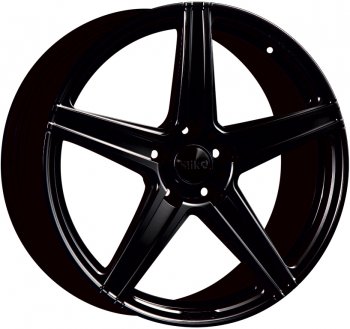 35 799 р. Кованый диск Slik PREMIUM L-908 8.5x19   (Черный глянцевый (BK))  с доставкой в г. Кемерово. Увеличить фотографию 1