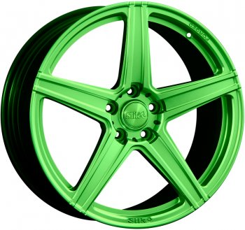 35 799 р. Кованый диск Slik PREMIUM L-908 8.5x19   (RAL 6038 ярко-зеленый (6038))  с доставкой в г. Кемерово. Увеличить фотографию 1