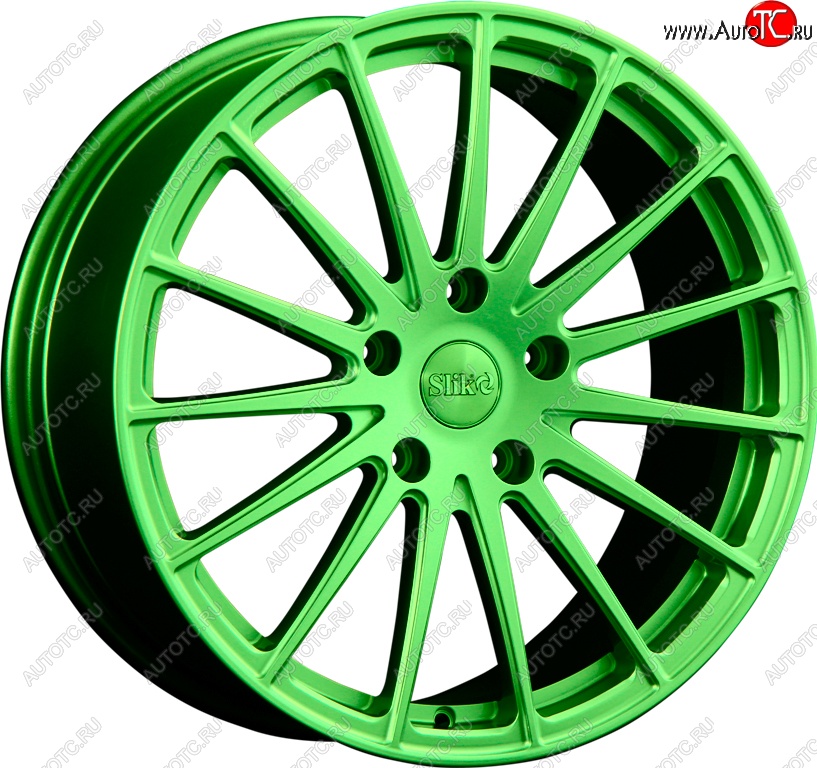 35 799 р. Кованый диск Slik PREMIUM L-912 8.5x19   (RAL 6038 ярко-зеленый (6038))  с доставкой в г. Кемерово