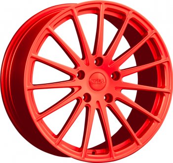 35 799 р. Кованый диск Slik PREMIUM L-912 9.0x19   (RAL 3026 ярко алый (3026))  с доставкой в г. Кемерово. Увеличить фотографию 1