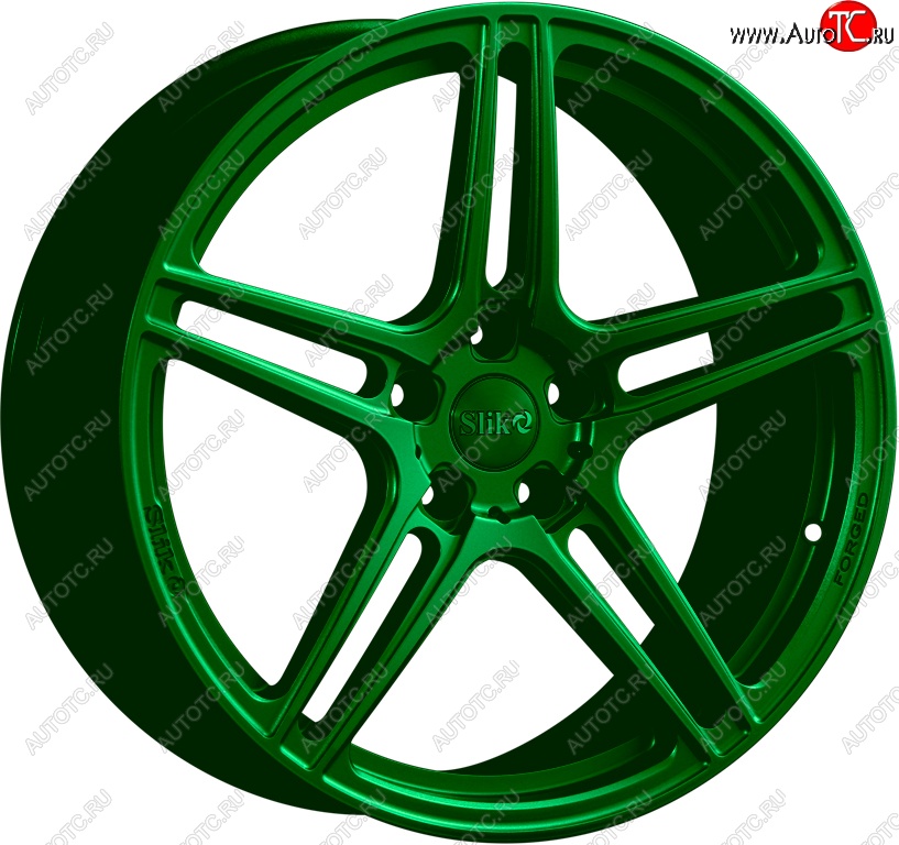 43 319 р. Кованый диск Slik PREMIUM L-914 8.5x19   (Зеленый (GREEEN))  с доставкой в г. Кемерово
