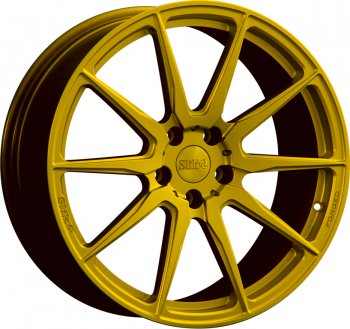 43 319 р. Кованый диск Slik PREMIUM L-915 8.5x19   (Ярко желтый RAL1021 (YELLOW))  с доставкой в г. Кемерово. Увеличить фотографию 1