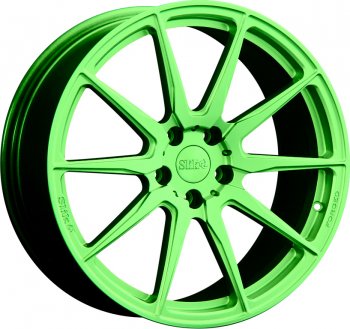 44 999 р. Кованый диск Slik PREMIUM L-915 9.0x19   (RAL 6038 ярко-зеленый (6038))  с доставкой в г. Кемерово. Увеличить фотографию 1
