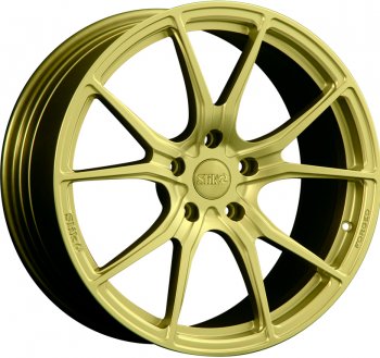 43 319 р. Кованый диск Slik PREMIUM L-916 8.5x19   (Золотой (G))  с доставкой в г. Кемерово. Увеличить фотографию 1