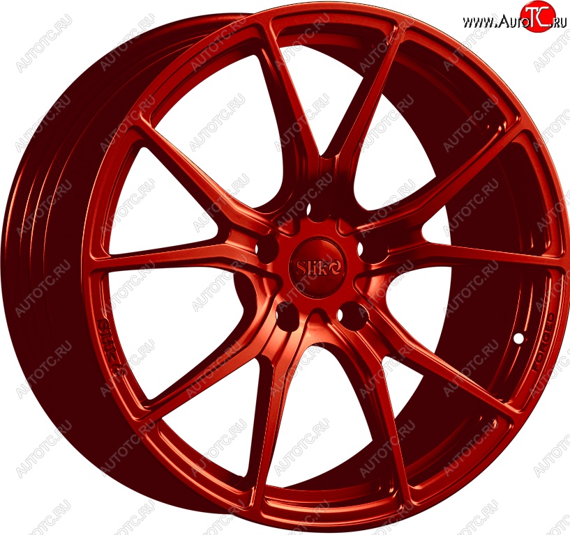 43 319 р. Кованый диск Slik PREMIUM L-916 8.5x19   (Candy красный (Candy RED))  с доставкой в г. Кемерово