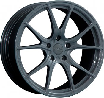 43 319 р. Кованый диск Slik PREMIUM L-916 8.5x19   (Матовый серый титан (TITAN))  с доставкой в г. Кемерово. Увеличить фотографию 1