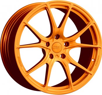 43 319 р. Кованый диск Slik PREMIUM L-916 8.5x19   (Candy медно-оранжевый глянцевый)  с доставкой в г. Кемерово. Увеличить фотографию 1