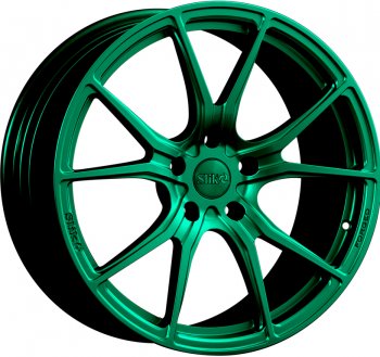 43 319 р. Кованый диск Slik PREMIUM L-916 9.0x19   (Candy изумрудно-зеленый (Candy Green))  с доставкой в г. Кемерово. Увеличить фотографию 1