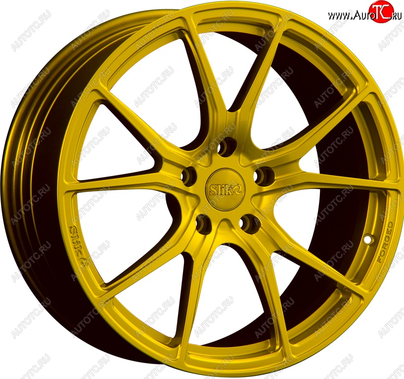 43 319 р. Кованый диск Slik PREMIUM L-916 9.0x19   (Ярко желтый RAL1021 (YELLOW))  с доставкой в г. Кемерово