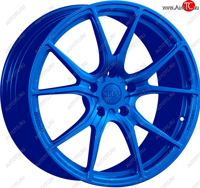 43 319 р. Кованый диск Slik PREMIUM L-916 9.0x19   (Candy синий (Candy BLUE))  с доставкой в г. Кемерово