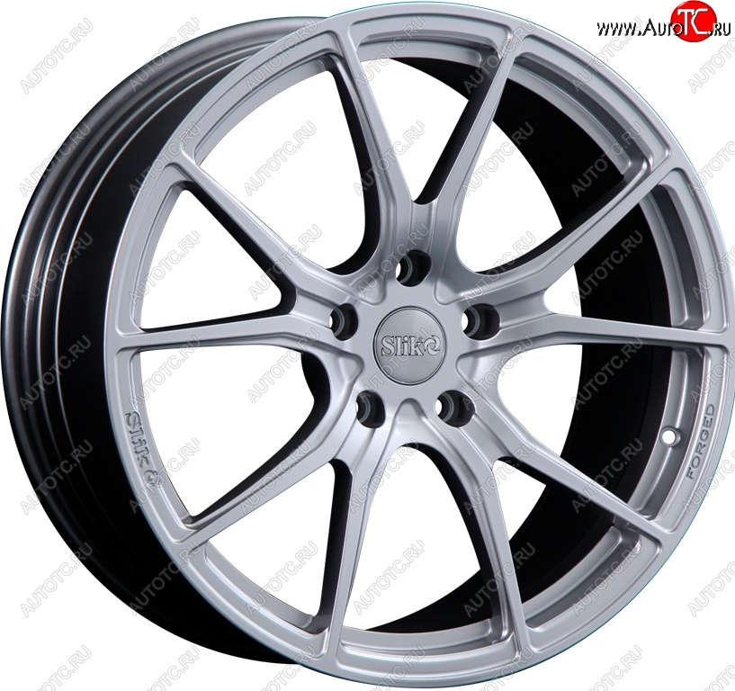 43 319 р. Кованый диск Slik PREMIUM L-916 9.0x19   (Графит глянцевый (GM))  с доставкой в г. Кемерово