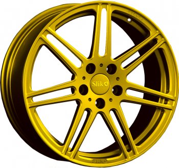 44 999 р. Кованый диск Slik PREMIUM L-917 9.0x19   (Candy ярко-желтый (Candy YELLOW))  с доставкой в г. Кемерово. Увеличить фотографию 1