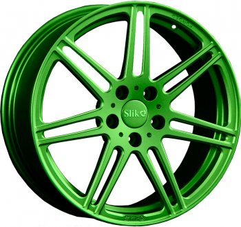 44 999 р. Кованый диск Slik PREMIUM L-917 9.0x19   (RAL 6038 ярко-зеленый (6038))  с доставкой в г. Кемерово. Увеличить фотографию 1