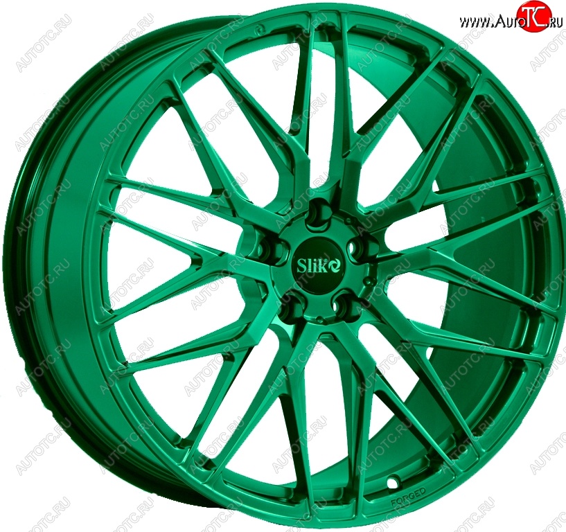 44 999 р. Кованый диск Slik PREMIUM L-918 9.0x19   (Candy изумрудно-зеленый (Candy Green))  с доставкой в г. Кемерово