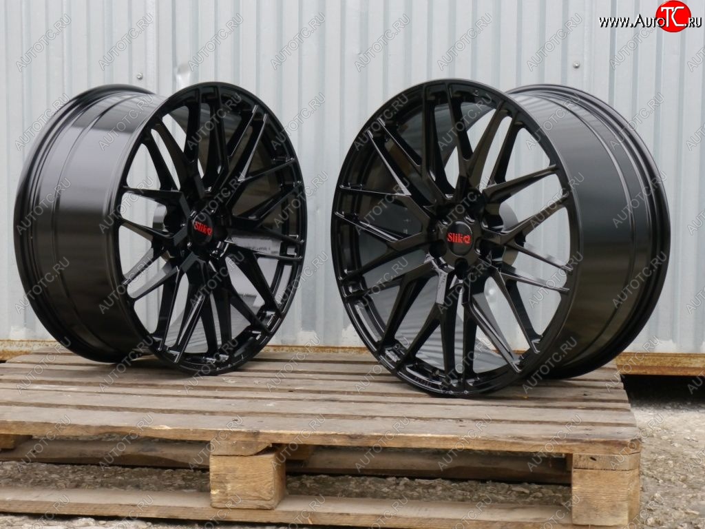 44 999 р. Кованый диск Slik PREMIUM L-918 9.0x19   (Черный глянцевый (BK))  с доставкой в г. Кемерово