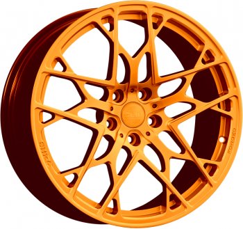 43 319 р. Кованый диск Slik PREMIUM L-934 8.5x19   (Candy медно-оранжевый глянцевый)  с доставкой в г. Кемерово. Увеличить фотографию 1