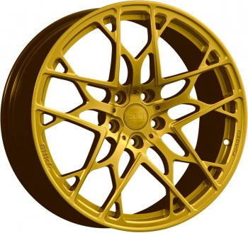 43 319 р. Кованый диск Slik PREMIUM L-934 8.5x19   (Ярко желтый RAL1021 (YELLOW))  с доставкой в г. Кемерово. Увеличить фотографию 1