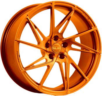 43 319 р. Кованый диск Slik PREMIUM L-936 8.5x19   (Candy медно-оранжевый глянцевый)  с доставкой в г. Кемерово. Увеличить фотографию 1