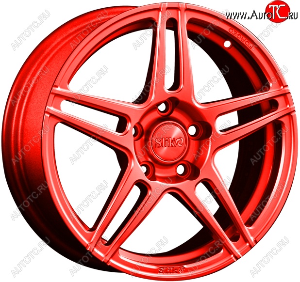 19 449 р. Кованый диск Slik premium R16x6.5 RAL 3026 ярко алый (3026) 6.5x16   (Цвет: 3026)  с доставкой в г. Кемерово