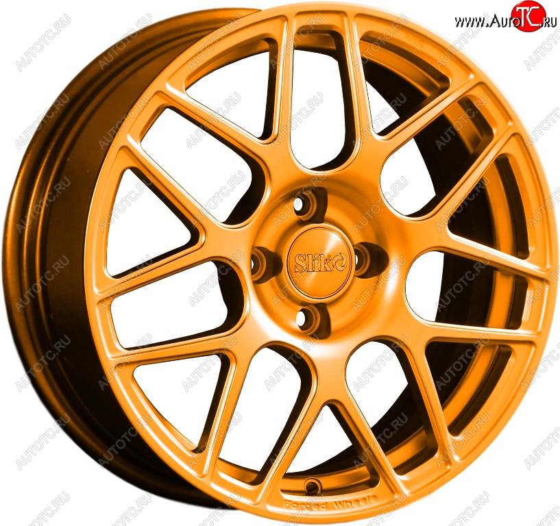 19 449 р. Кованый диск Slik premium R16x6.5 Ярко-оранжевый (ORANGE) 6.5x16   (Цвет: ORANGE)  с доставкой в г. Кемерово