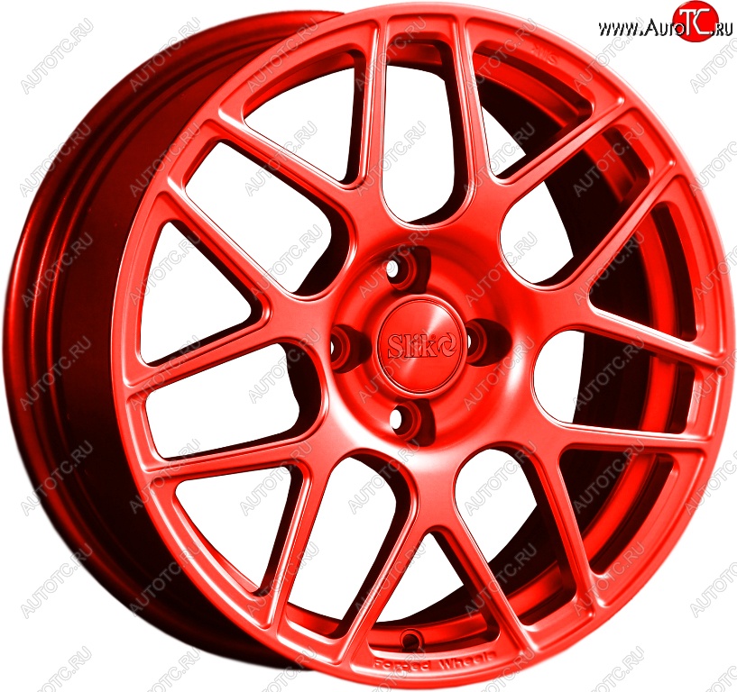 19 449 р. Кованый диск Slik premium R16x6.5 RAL 3026 ярко алый (3026) 6.5x16   (Цвет: 3026)  с доставкой в г. Кемерово