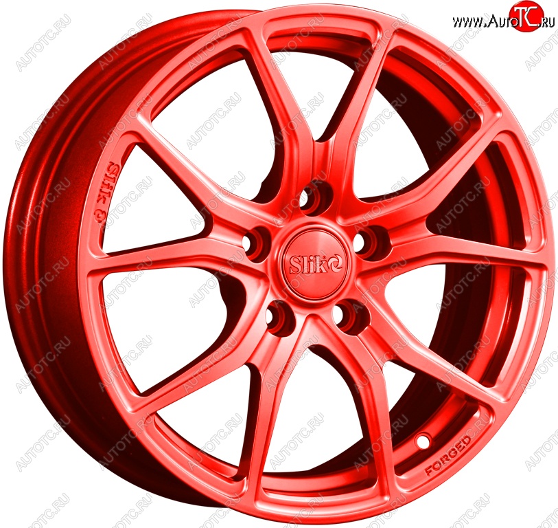 19 449 р. Кованый диск Slik premium R16x6.5 Candy алый 6.5x16   (Цвет: Candy алый 6.5x16)  с доставкой в г. Кемерово