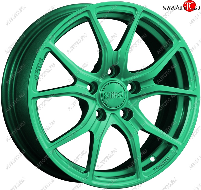 19 449 р. Кованый диск Slik premium R16x6.5 Candy Green изумрудно-зеленый 6.5x16   (Цвет: Candy Green изумрудно-зеленый 6.5x16)  с доставкой в г. Кемерово