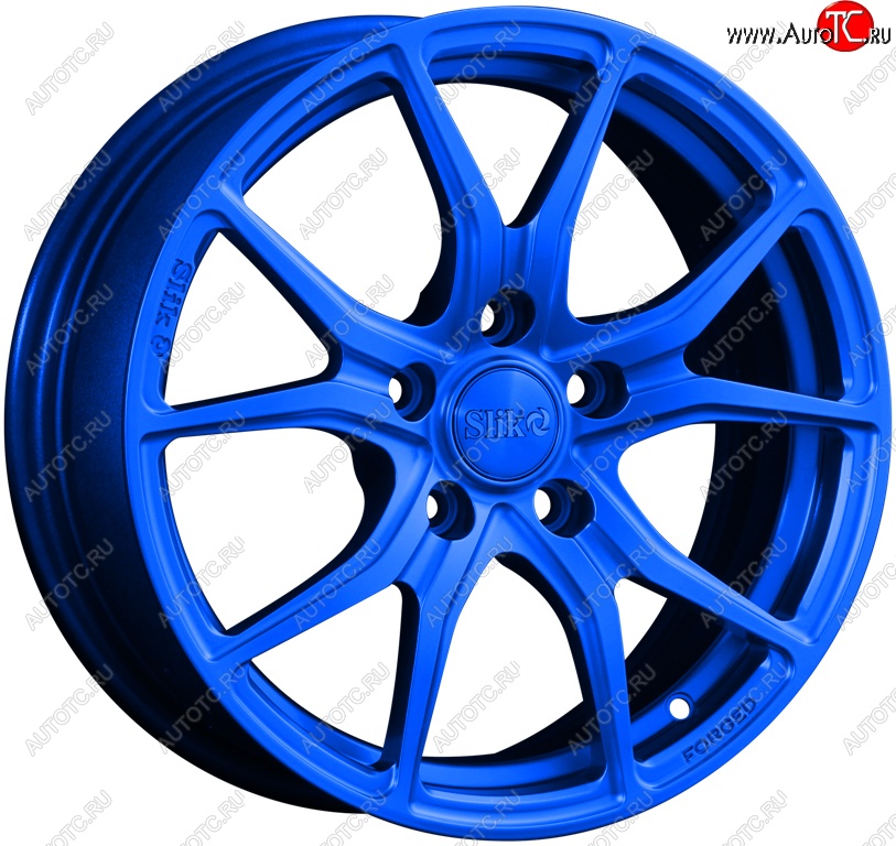 19 449 р. Кованый диск Slik premium R16x6.5 Candy BLUE синий 6.5x16   (Цвет: Candy BLUE синий 6.5x16)  с доставкой в г. Кемерово