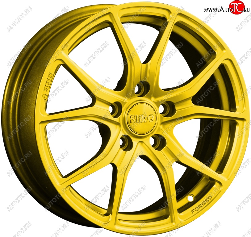 19 449 р. Кованый диск Slik premium R16x6.5 Candy YELLOW ярко-желтый 6.5x16   (Цвет: Candy YELLOW ярко-желтый 6.5x16)  с доставкой в г. Кемерово