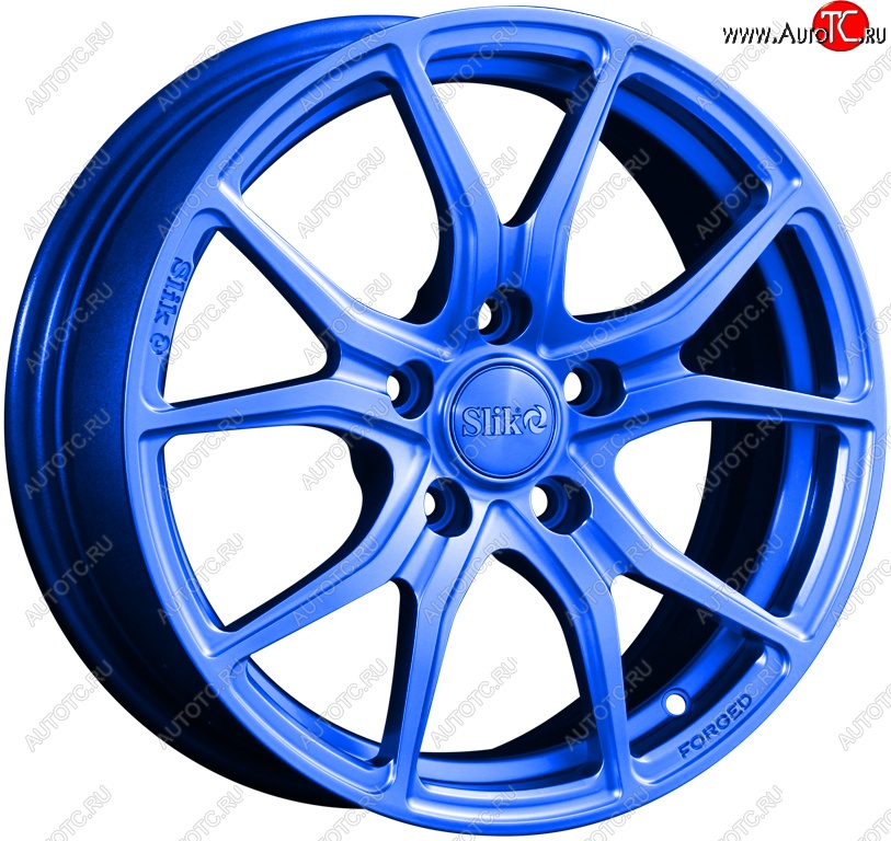 19 449 р. Кованый диск Slik premium R16x6.5 Синий (BLUE) 6.5x16   (Цвет: BLUE)  с доставкой в г. Кемерово