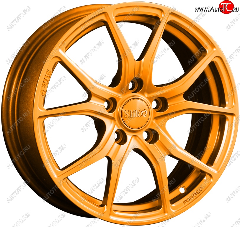 19 449 р. Кованый диск Slik premium R16x6.5 Ярко-оранжевый (ORANGE) 6.5x16   (Цвет: ORANGE)  с доставкой в г. Кемерово