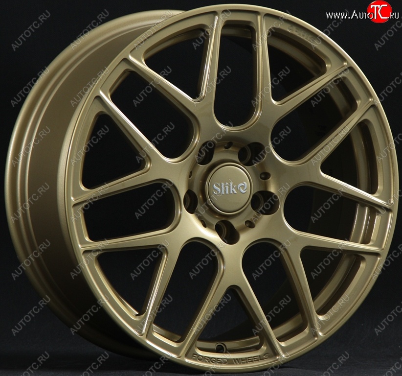 25 999 р. Кованый диск Slik premium R17x7.5 Золотой (G) 7.5x17   (Цвет: G)  с доставкой в г. Кемерово