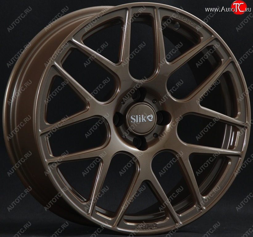 25 999 р. Кованый диск Slik premium R17x7.5 Коньячная бронза. Глянец (BRZCGN) 7.5x17   (Цвет: BRZCGN)  с доставкой в г. Кемерово