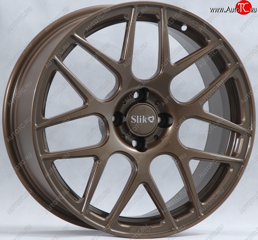 25 999 р. Кованый диск Slik premium R17x7.5 Коньячная бронза. Матовый (MBRZCGN) 7.5x17   (Цвет: MBRZCGN)  с доставкой в г. Кемерово