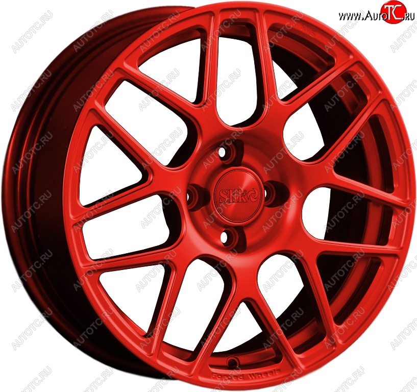 25 999 р. Кованый диск Slik premium R17x7.5 Красный (RED) 7.5x17   (Цвет: RED)  с доставкой в г. Кемерово