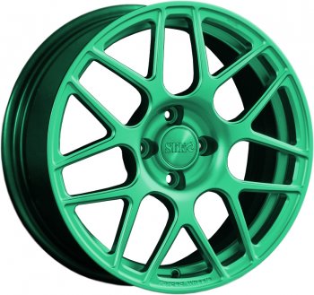 25 999 р. Кованый диск Slik premium R17x7.5 Candy Green изумрудно-зеленый 7.5x17   (Цвет: Candy Green изумрудно-зеленый 7.5x17)  с доставкой в г. Кемерово. Увеличить фотографию 1