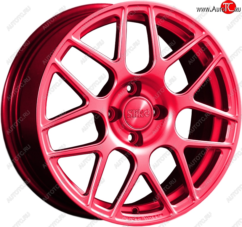 25 999 р. Кованый диск Slik premium R17x7.5 Candy RUBIN рубиновый 7.5x17   (Цвет: Candy RUBIN рубиновый 7.5x17)  с доставкой в г. Кемерово