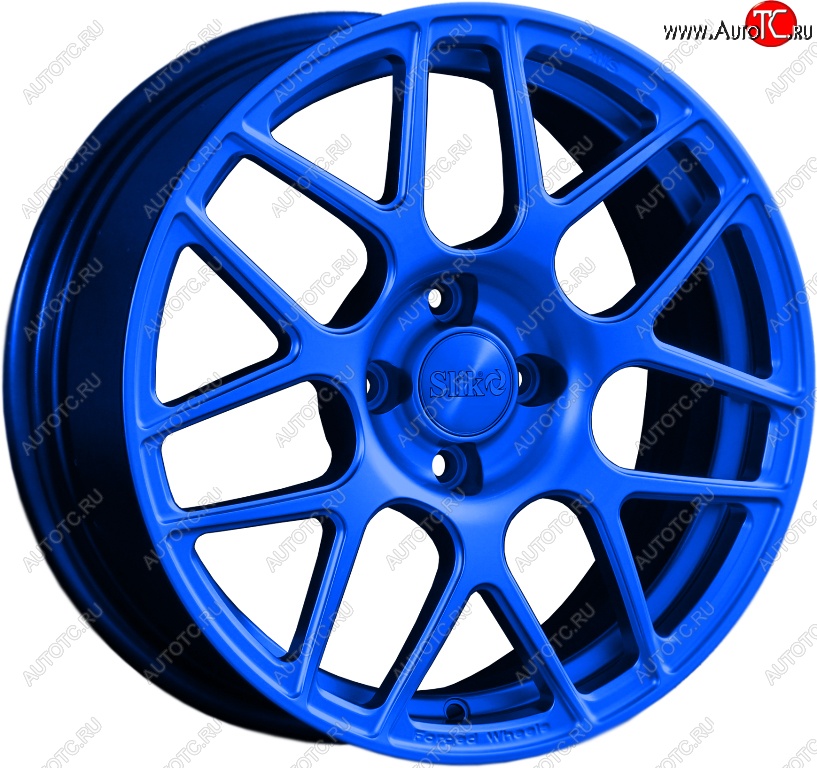 25 999 р. Кованый диск Slik premium R17x7.5 Candy BLUE синий 7.5x17   (Цвет: Candy BLUE синий 7.5x17)  с доставкой в г. Кемерово