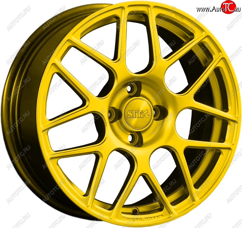 25 999 р. Кованый диск Slik premium R17x7.5 Candy YELLOW ярко-желтый 7.5x17   (Цвет: Candy YELLOW ярко-желтый 7.5x17)  с доставкой в г. Кемерово