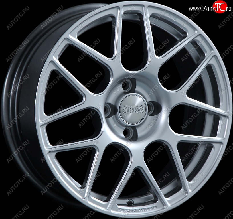 25 999 р. Кованый диск Slik premium R17x7.5 Серебристый светлый (S16) 7.5x17   (Цвет: S16)  с доставкой в г. Кемерово