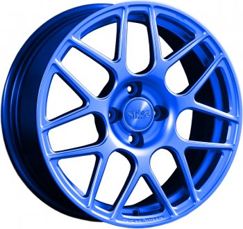 25 999 р. Кованый диск Slik premium R17x7.5 Синий (BLUE) 7.5x17   (Цвет: BLUE)  с доставкой в г. Кемерово. Увеличить фотографию 1