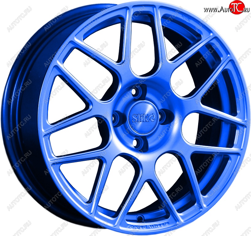 25 999 р. Кованый диск Slik premium R17x7.5 Синий (BLUE) 7.5x17   (Цвет: BLUE)  с доставкой в г. Кемерово