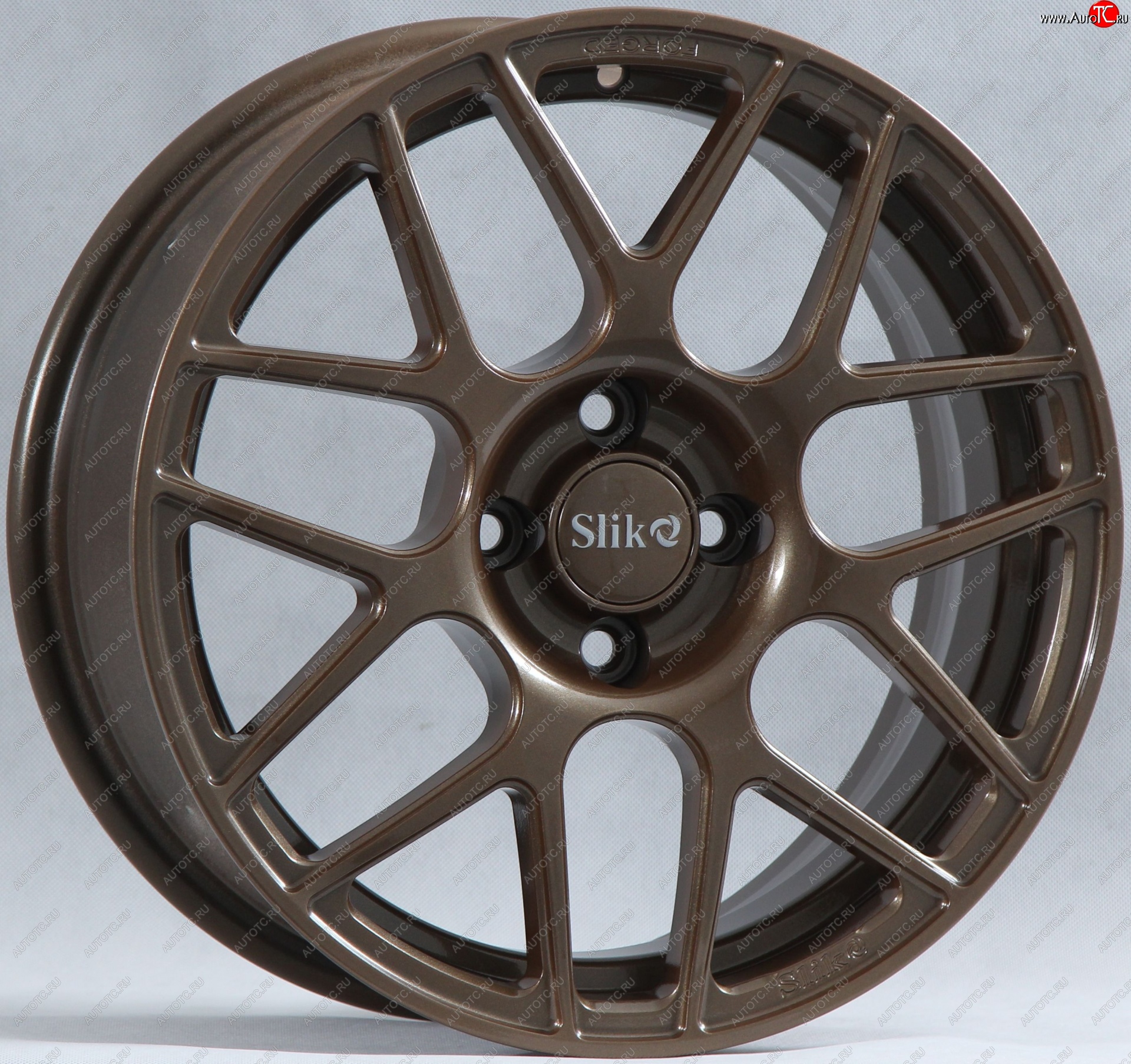 25 999 р. Кованый диск Slik premium R17x7.5 Бронза (BRZ) 7.5x17   (Цвет: BRZ)  с доставкой в г. Кемерово